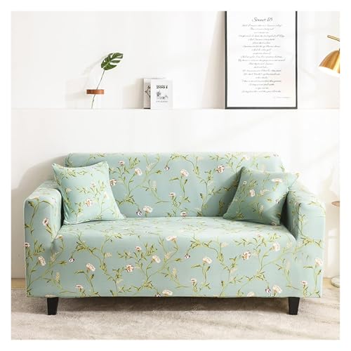 Stretch Sofabezug Bedruckte Sofabezug Hohe Stretch Sofahusse, Rutschfeste Sofabezüge Universal Wohnzimmer Möbelschutz Für 1 2 3 4 Sitzer Sofa (2.3 Seater(190 230cm)) von RBSN