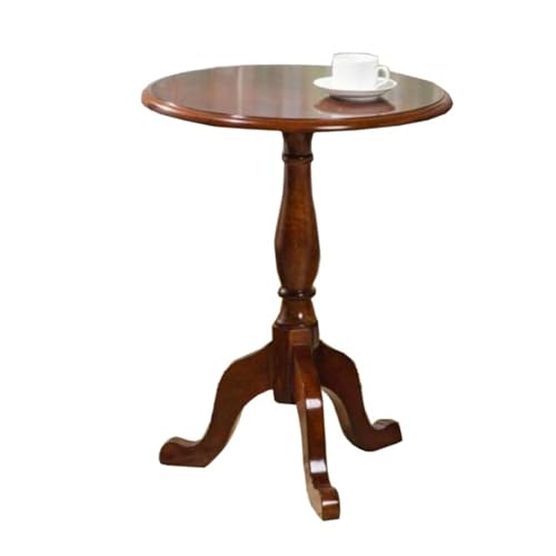 RBTYSW Beistelltisch für Dekorationstherapie, Telefontische/Kaffeetische/Endtische, Beistelltisch aus amerikanischem Holz (Deep Walnut Color) von RBTYSW