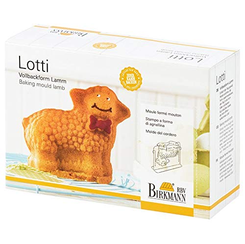 3D - Backform/Vollbackform"LOTTI, DAS LAMM" (ca. 350 ml) ANTIHAFTBESCHICHTUNG von RBV Birkmann