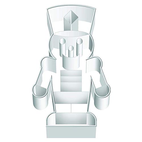 Birkmann 1010718410 Ausstechform Nussknacker, 10 cm, Kunststoff, Grau, 5 x 3 x 2 cm von RBV Birkmann