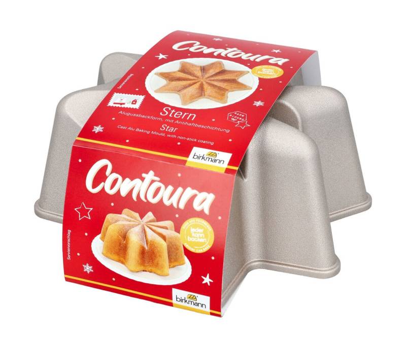 Backform Stern 24 cm Contoura gold von RBV Birkmann