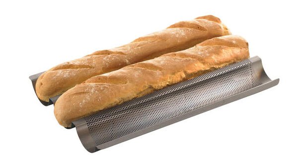 RBV Birkmann Baguette-Blech 38x29 cm Laib & Seele anthrazit von RBV Birkmann