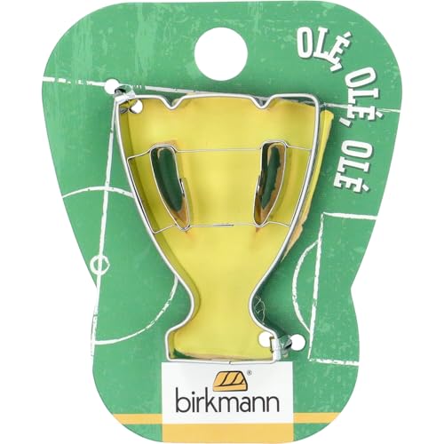 Birkmann, Ausstechform Pokal Henkelpott, 5 cm, auf Card Board, passend zur EM, spülmaschinengeeignet, rostbeständig von Birkmann