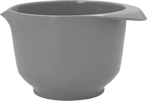 Birkmann, Colour Bowls, Rühr- und Servierschüssel, 1,0 Liter, Schüssel aus Melamin, kratzfest, standfest, nachhaltig, matt, grau, 708983 von Birkmann