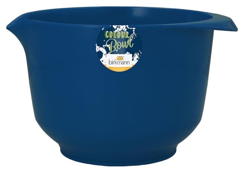 Birkmann, Colour Bowls, Rühr- und Servierschüssel, 2,0 Liter, Schüssel aus Melamin, kratzfest, standfest, nachhaltig, dunkelblau, 709102 von Birkmann