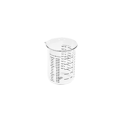 Birkmann, Easy Baking, Messbecher aus Glas, mit unterschiedlichen Skalierungen, hitzebeständig bis 200 °C, Füllmenge 150 ml, 429918 von RBV Birkmann