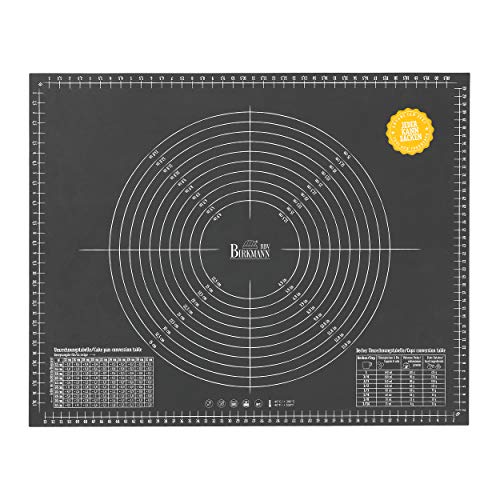 Birkmann, Easy Baking, wiederverwendbare Ausrollmatte, mit Antihaftbeschichtung, silikonbeschichtetes Glasfasergewebe, BPA-frei, reiß- und rutschfest 45 x 55 cm, 254305 Birkmann, Easy Baking, wiederverwendbare Ausrollmatte, mit Antihaftbeschichtung, silikonbeschichtetes Glasfasergewebe, BPA-frei, reiß- und rutschfest 45 x 55 cm, 254305 von RBV Birkmann