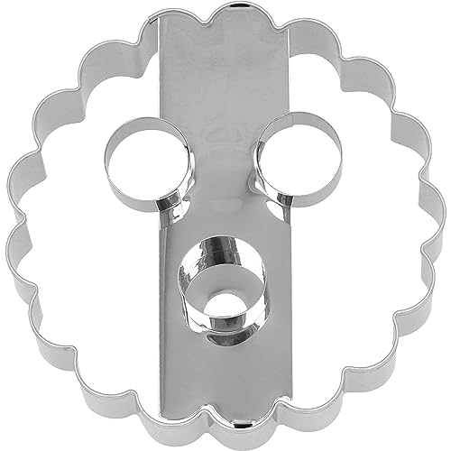 Birkmann, Linzer mit 3 Löchern, Ausstechform zum Ausstechen und Dekorieren von Plätzchen, Marzipan und Fondant, Edelstahl, spühlmaschinengeeignet, Größe: 10 cm… Birkmann, Linzer mit 3 Löchern, Ausstechform zum Ausstechen und Dekorieren von Plätzchen, Marzipan und Fondant, Edelstahl, spühlmaschinengeeignet, Größe: 10 cm… von RBV Birkmann