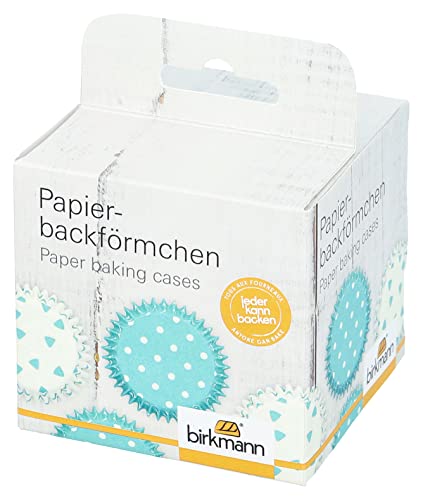 Birkmann, Papierbackförmchen, Colour Kitchen, türkis, 100 Stück von RBV Birkmann