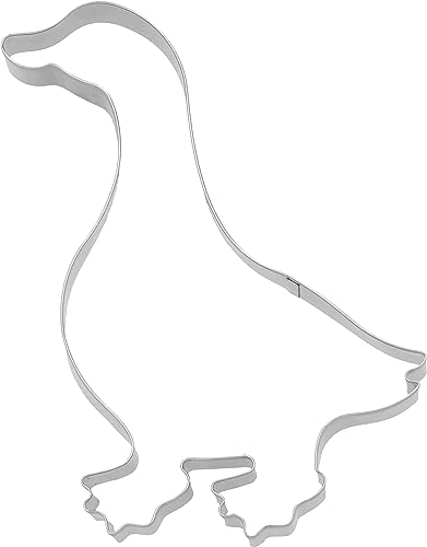 Birkmann, XXL-Ausstechform Gans, 16 cm, Edelstahl, hochwertige Qualität, 189812 von Birkmann