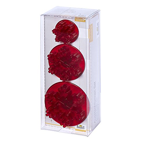 Birkmann, Ausstechformen-Set Schneeflocke mit Auswerfer, 3-teilig, 3-5,5 cm, Kunststoff Birkmann, Ausstechformen-Set Schneeflocke mit Auswerfer, 3-teilig, 3-5,5 cm, Kunststoff von RBV Birkmann