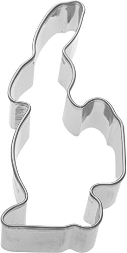 Birkmann 1010691710 Ausstechform Hase mit Korb, Kunststoff, Grau, 5 x 3 x 2 cm von Birkmann