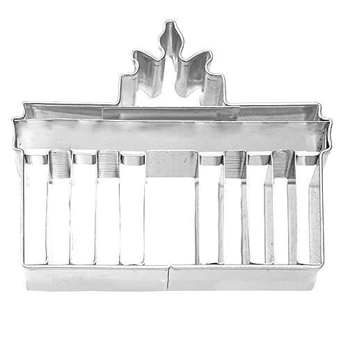 Birkmann 1010696310 Ausstechform Brandenburger Tor, Kunststoff, Grau, 5 x 3 x 2 cm von RBV Birkmann