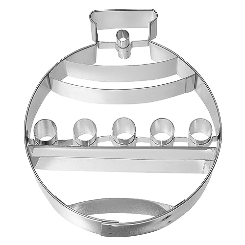 Birkmann 1010699410 Ausstechform Christbaumkugel, 10,4 cm, Kunststoff, Grau, 5 x 3 x 2 cm Birkmann 1010699410 Ausstechform Christbaumkugel, 10,4 cm, Kunststoff, Grau, 5 x 3 x 2 cm von Birkmann