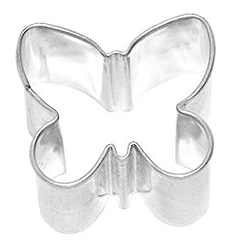 Birkmann 1010704310 Ausstechform Schmetterling 4 cm, Kunststoff, Grau, 5 x 3 x 2 cm von Birkmann