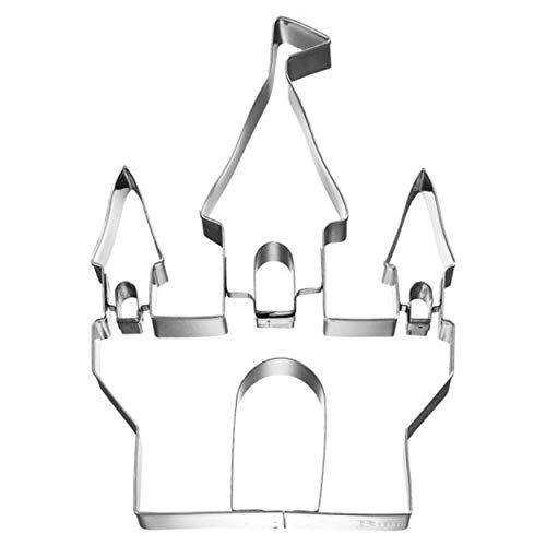 Birkmann 1010719610 Ausstechform Märchenschloss, 13 cm, Kunststoff, Grau, 5 x 3 x 2 cm von RBV Birkmann