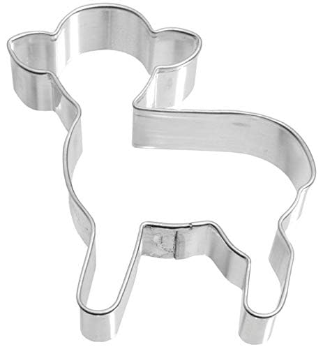 Birkmann 191228 Ausstecher Ausstechform Lamm 6,5 cm Edelstahl Ostern von RBV Birkmann