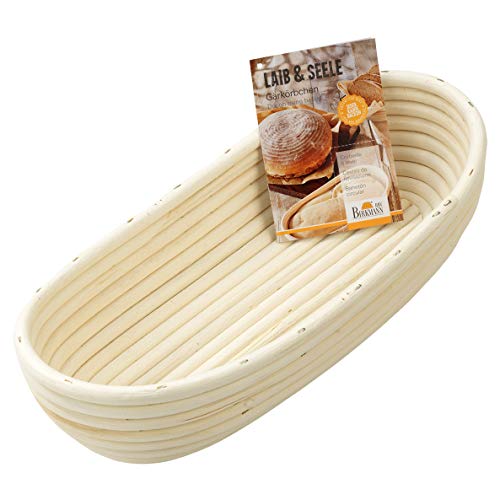 RBV Birkmann, 208988, Laib und Seele, Gärkörbchen aus Peddigrohr, länglich, klein, 30 x 14 cm, Höhe 8 cm RBV Birkmann, 208988, Laib und Seele, Gärkörbchen aus Peddigrohr, länglich, klein, 30 x 14 cm, Höhe 8 cm von RBV Birkmann