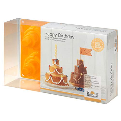 Birkmann 254206 Formen zum Backen und Frosten Happy Birthday, 6 Formen von Birkmann