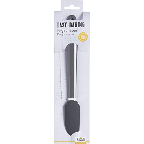 Birkmann 421219 1010740810 Mini-Teigschaber, Easy Baking, 27 cm, Kunststoff, Grau, 5 x 3 x 2 cm von Birkmann