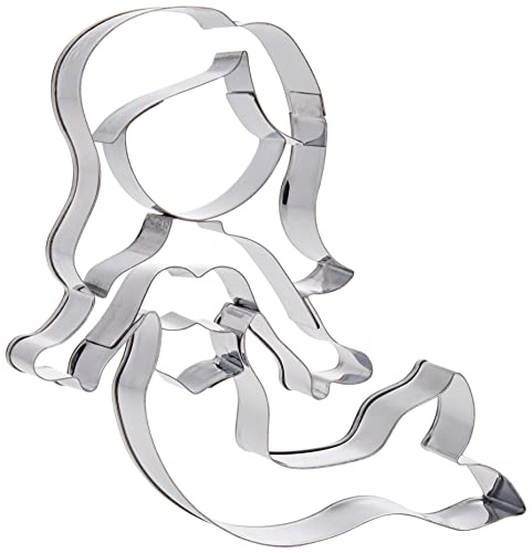 Birkmann 1010720110 Ausstechform Meerjungfrau schwimmend, 9 cm, Kunststoff, Grau, 5 x 3 x 2 cm… von RBV Birkmann