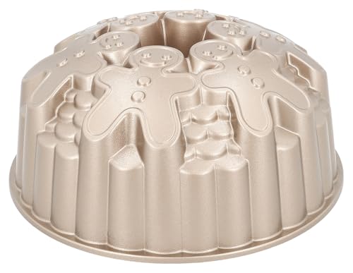 Birkmann, Gugelhupfform, Goldgelb, Ø 22 cm, Aluminiumguss, Lebkuchenmänner Birkmann, Gugelhupfform, Goldgelb, Ø 22 cm, Aluminiumguss, Lebkuchenmänner von RBV Birkmann