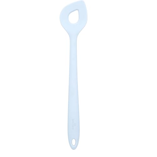 Birkmann Rührlöffel Scandic Blue 6,5cm x 1,4cm x 29,5cm Silikon mit Metallkern Colour Kitchen hitzebeständig bis 230 Grad Celsius 425187 von RBV Birkmann