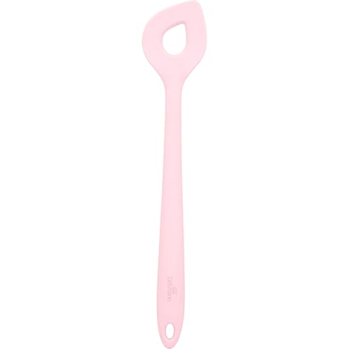 Birkmann Rührlöffel Silk Rose 6,5cm x 1,4cm x 29,5cm Silikon mit Metallkern Colour Kitchen hitzebeständig bis 230 Grad Celsius 425149 von RBV Birkmann