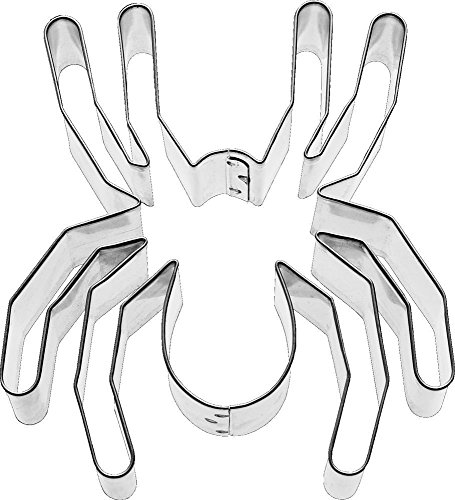 Keks - Ausstechform/Plätzchenform"SPINNE" (9 cm/Edelstahl - Rostfrei) von RBV Birkmann