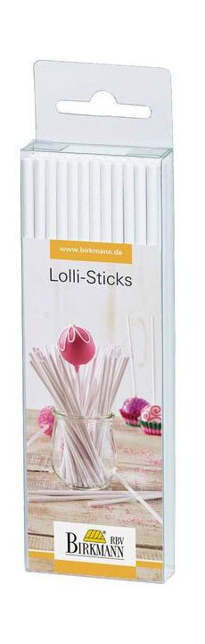 Lolli-Sticks 15cm 48 Lolli-Sticks     für CakePops von RBV Birkmann