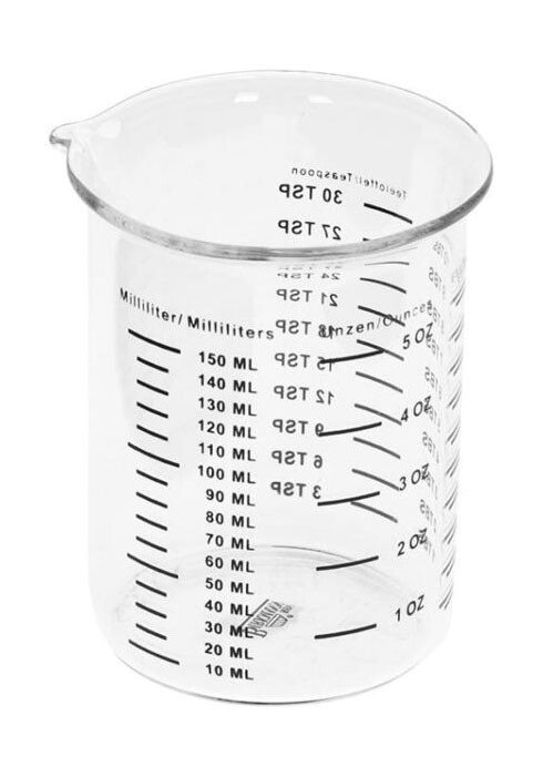 Messbecher Glas 150 ml Easy Baking von RBV Birkmann