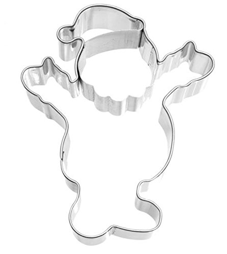 Plätzchen - Ausstechform/Plätzchenform SANTA CLAUS (8,5 cm/Edelstahl - Rostfrei) von RBV Birkmann