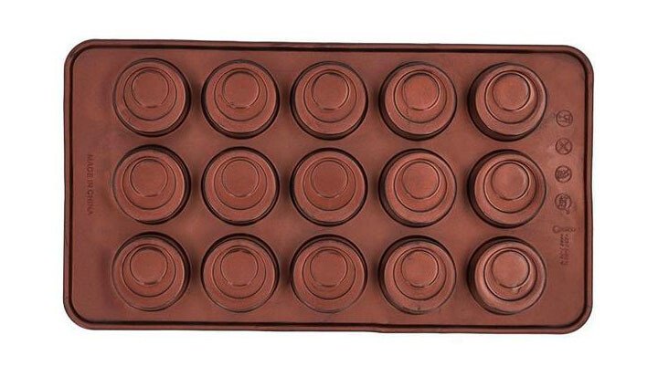 RBV Birkmann Pralinen-/ Schokoladenform 2-tlg Toffee Silikon 21 x 11,5 cm von RBV Birkmann