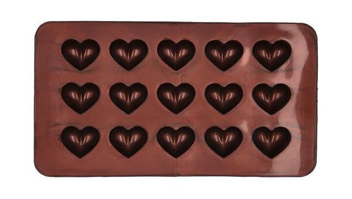 Pralinenform Herz 2er-Set Chocolaterie kupfer Pralinenform Herz 2er-Set Chocolaterie kupfer von RBV Birkmann
