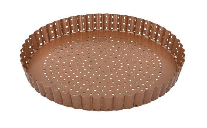Quiche- und Tarteform 25 cm champagner Quiche- und Tarteform 25 cm champagner von RBV Birkmann