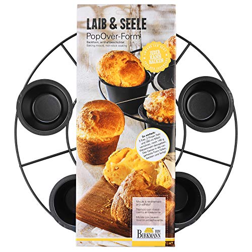 RBV Birkmann, 231313, Laib und Seele, PopOver-Form, 6 Einzelformen, mit Antihaftbeschichtung RBV Birkmann, 231313, Laib und Seele, PopOver-Form, 6 Einzelformen, mit Antihaftbeschichtung von RBV Birkmann
