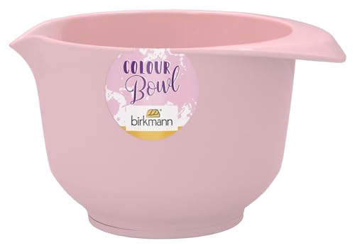 Birkmann, Colour Bowls, Rühr- und Servierschüssel, klein, 0,75 Liter, Schüssel aus Melamin, kratzfest, standfest, nachhaltig, rosa, 708709 von Birkmann