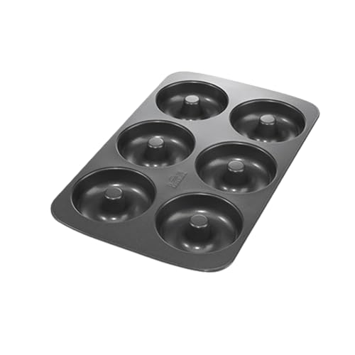 Birkmann, Easy Baking Donutblech, Ø 9 cm, 6-fach, Antihaftbeschichtung, mit Rezept, 881631 von Birkmann