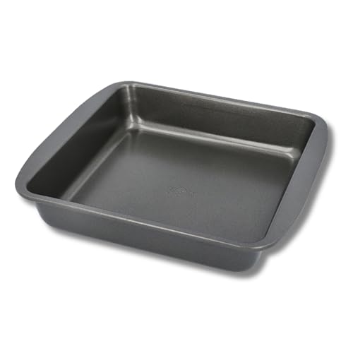 Birkmann, Easy Baking, Brownieform, quadratische Kuchenform mit hochwertiger Antihaftbeschichtung, stabile Qualität, PFOA-frei, 5 Jahre Garantie, 23 x 23 x 5 cm, 881662 von Birkmann