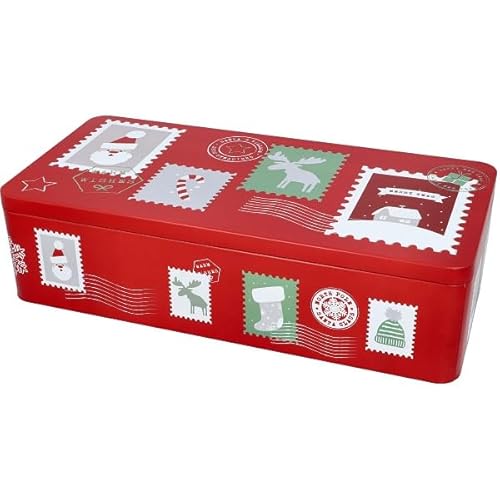 Birkmann, GBD XXL Dear Santa eckig, 20×42×11 cm, Weißblech, GBD Dear Santa, 472174 von RBV Birkmann