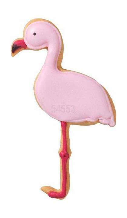 RBV Birkmann Ausstecher Flamingo Edelstahl 9 cm von RBV Birkmann