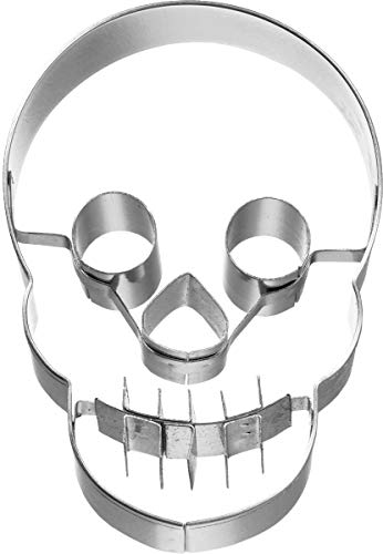 RBV Birkmann Ausstechform Totenkopf , Edelstahl 7 cm von RBV Birkmann