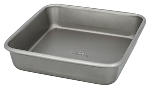 RBV Birkmann Browniebackform - Grau - 20 x 20 cm - Karbonstahl - Antihaftbeschichtung von RBV Birkmann