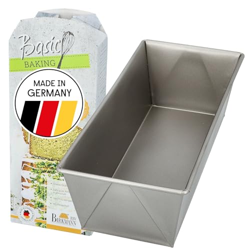 RBV Birkmann, 883079, Basic Baking, Kastenkuchenform, 25 cm, mit Antihaftbeschichtung, Antrazit von RBV Birkmann