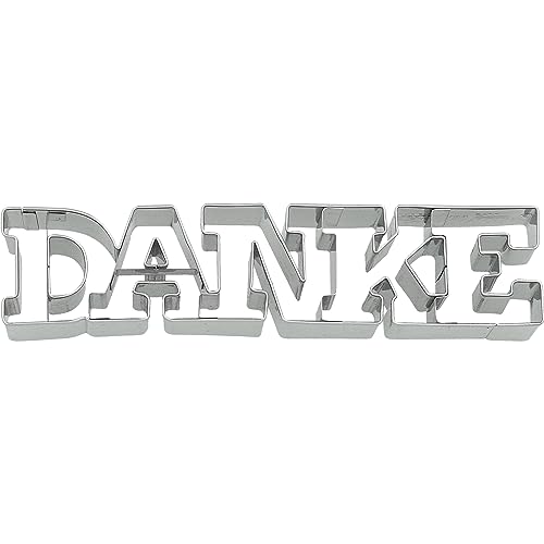 Birkmann, XXL Ausstechform DANKE, 15,5 cm, 198852 von Birkmann