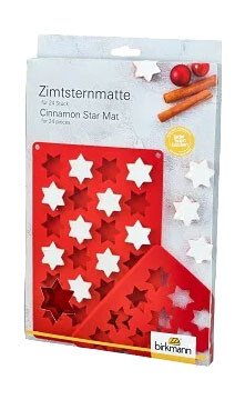 Zimtsternmatte 32x22 cm rot von RBV Birkmann