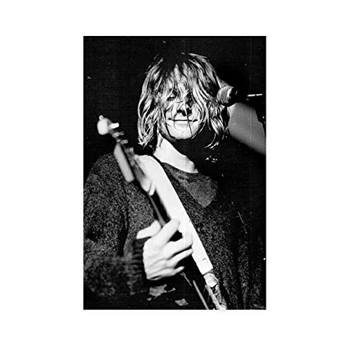 Best Pics of Kurt Cobain Leinwand-Poster, Wandkunst, Deko, Bild, Gemälde für Wohnzimmer, Schlafzimmer, Dekoration, ungerahmt: 60 x 90 cm von RBYJ