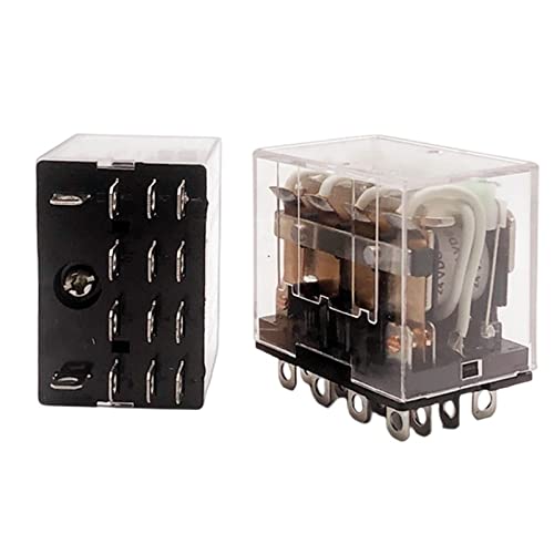 10 STÜCKE LY4NJ Allgemeines Elektromagnetisches Zwischenrelais HH64P Mini-Relais 14Pin AC10A 250 V mit LED DC12/24 V AC220V Silberkontakte(AC220V) von RBYRLDSTY