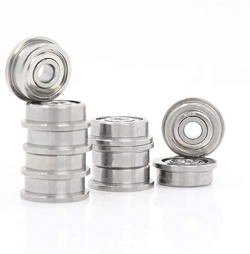 TMP1105 Flanschkugellager F623ZZ Lager ABEC-5 for Desktop-3D-Drucker Spezielles Flanschbuchsen-Kugellager 10 STK F623 for Kossel/Prusa i3-Teile 3 x 10 x 4 mm von RBYRLDSTY