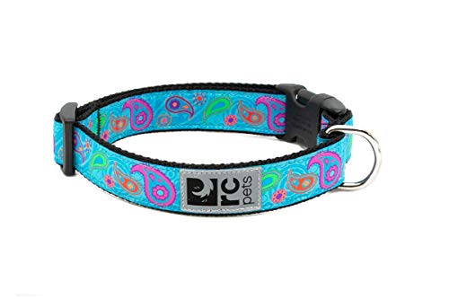 RC Pet Products 1-Inch Adjustable Dog Clip Collar, 12 by 20-Inch, Medium, Tropical Paisley von RC Pet Products